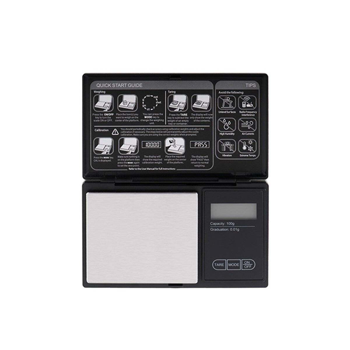 ADLER AD 3176 Präzisionswaage, Feinwaage für Schmuck, Gold, Labor & Küche