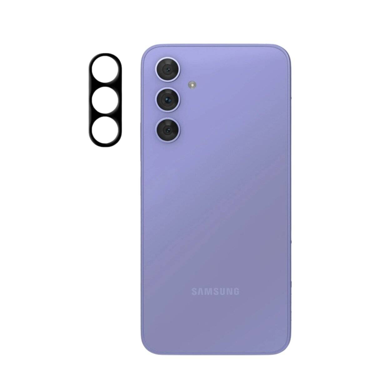 Kamera-Schutzglas – Robuste Glasabdeckung mit schwarzem Rahmen kompatibel mit Samsung Galaxy S22