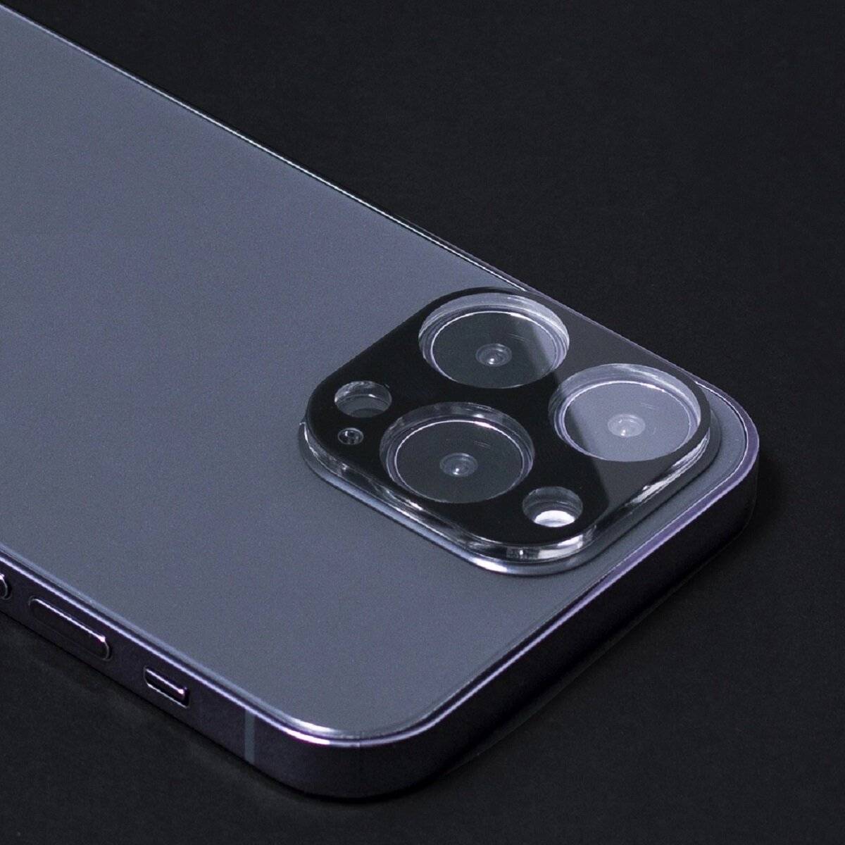 Kamera-Schutzglas – Robuste Glasabdeckung mit schwarzem Rahmen kompatibel mit Samsung Galaxy S22
