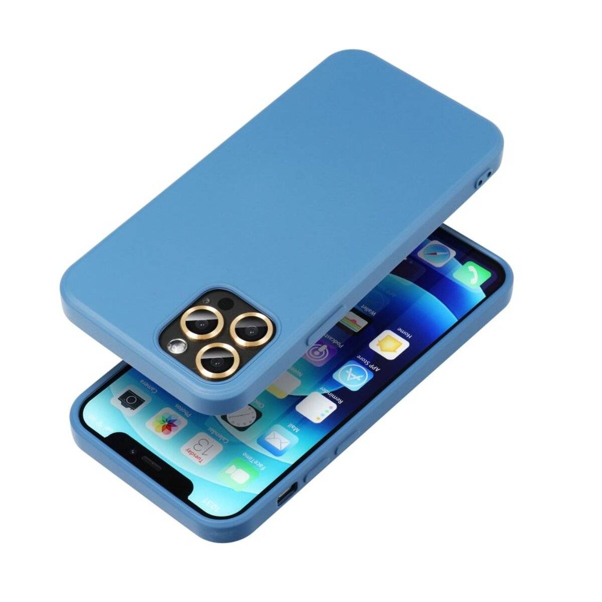 Soft-Touch Silikonhülle Elegantes Case Handyhülle Bumper kompatibel mit iPhone 17 Pro