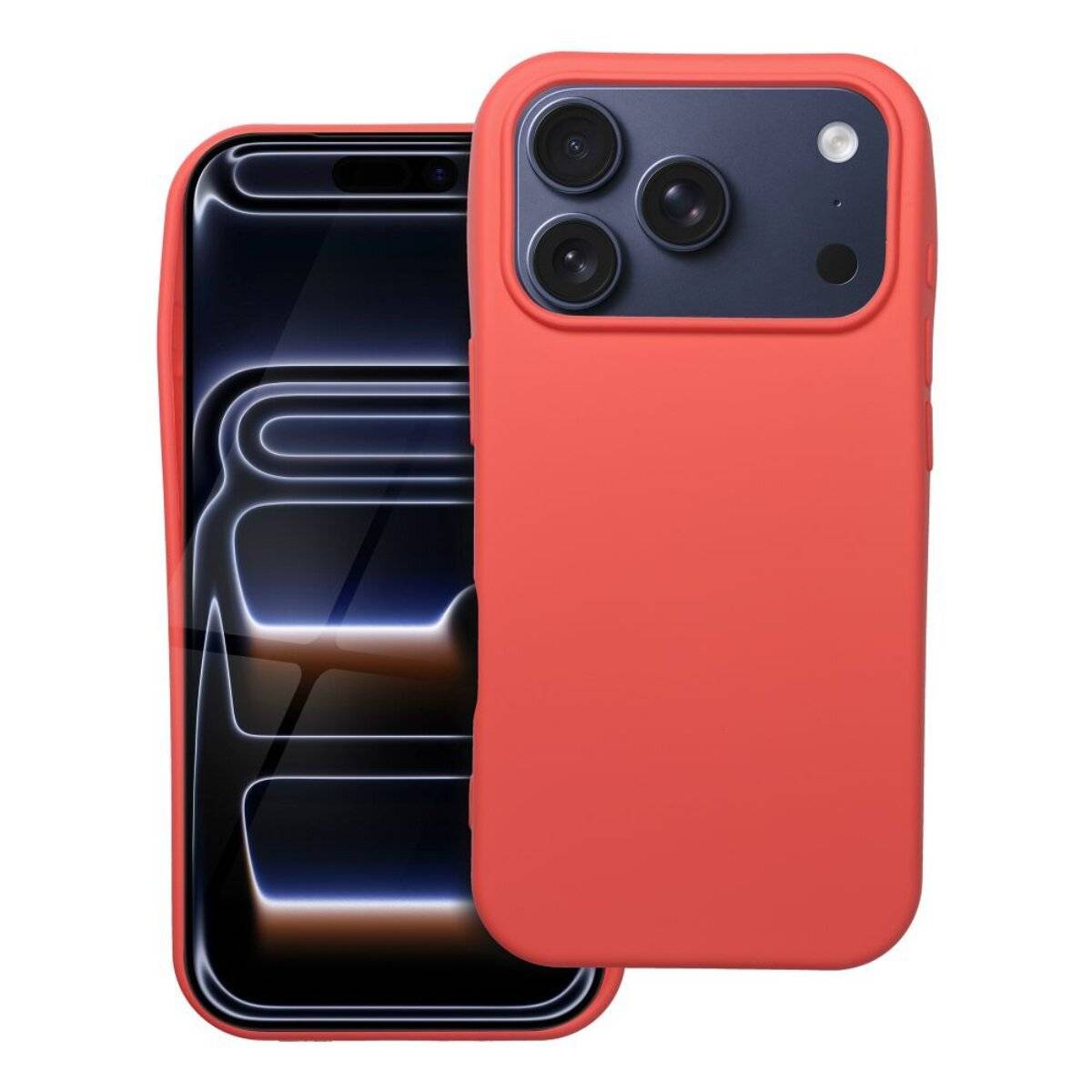 Soft-Touch Silikonhülle Elegantes Case Handyhülle Bumper kompatibel mit iPhone 17 Pro