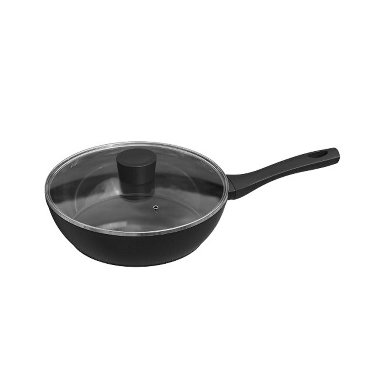 Michelino Nora New Line Hochrandpfanne ø24 cm mit Antihaftbeschichtung - Schwarz