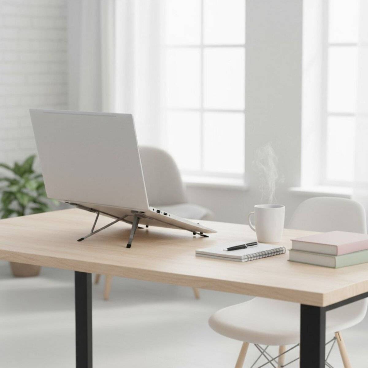 Forcell F-GRIP Fold Stand X Pro – Verstellbarer Laptop- und Tablet-Tischständer Grau