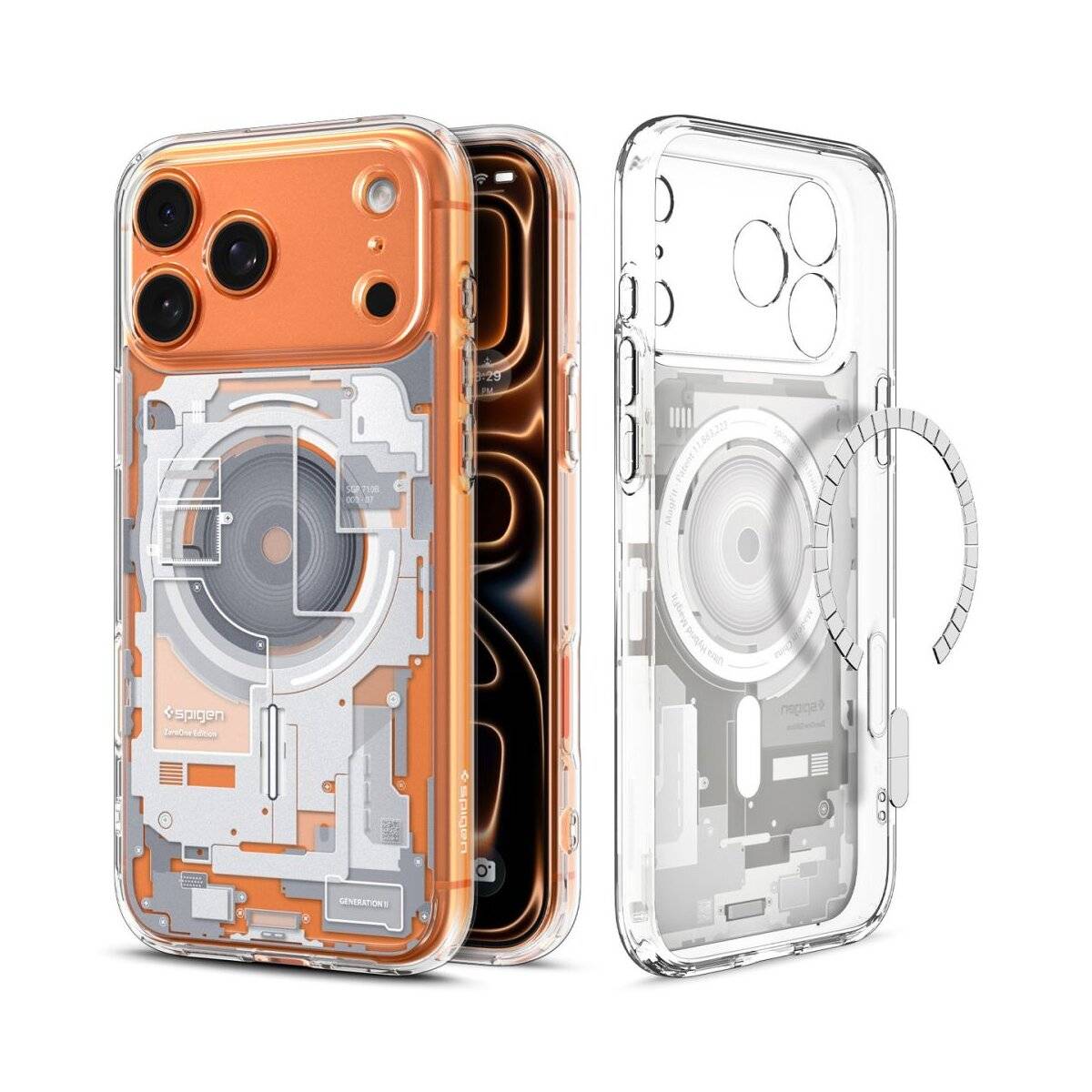 Spigen Ultra Hybrid Case kompatibel mit iPhone 17 Pro – Weiß