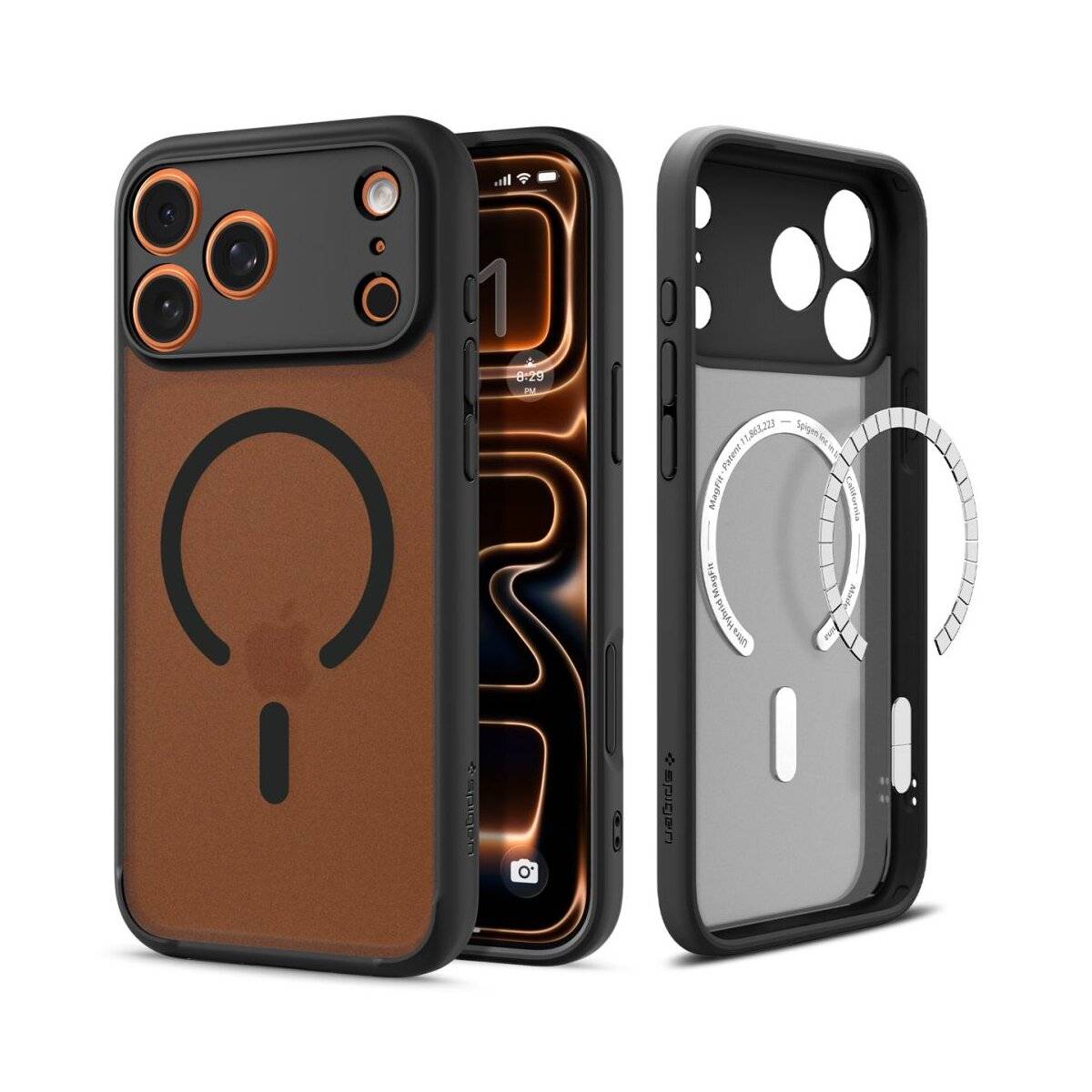 Spigen Ultra Hybrid Case kompatibel mit iPhone 17 Pro – Titan