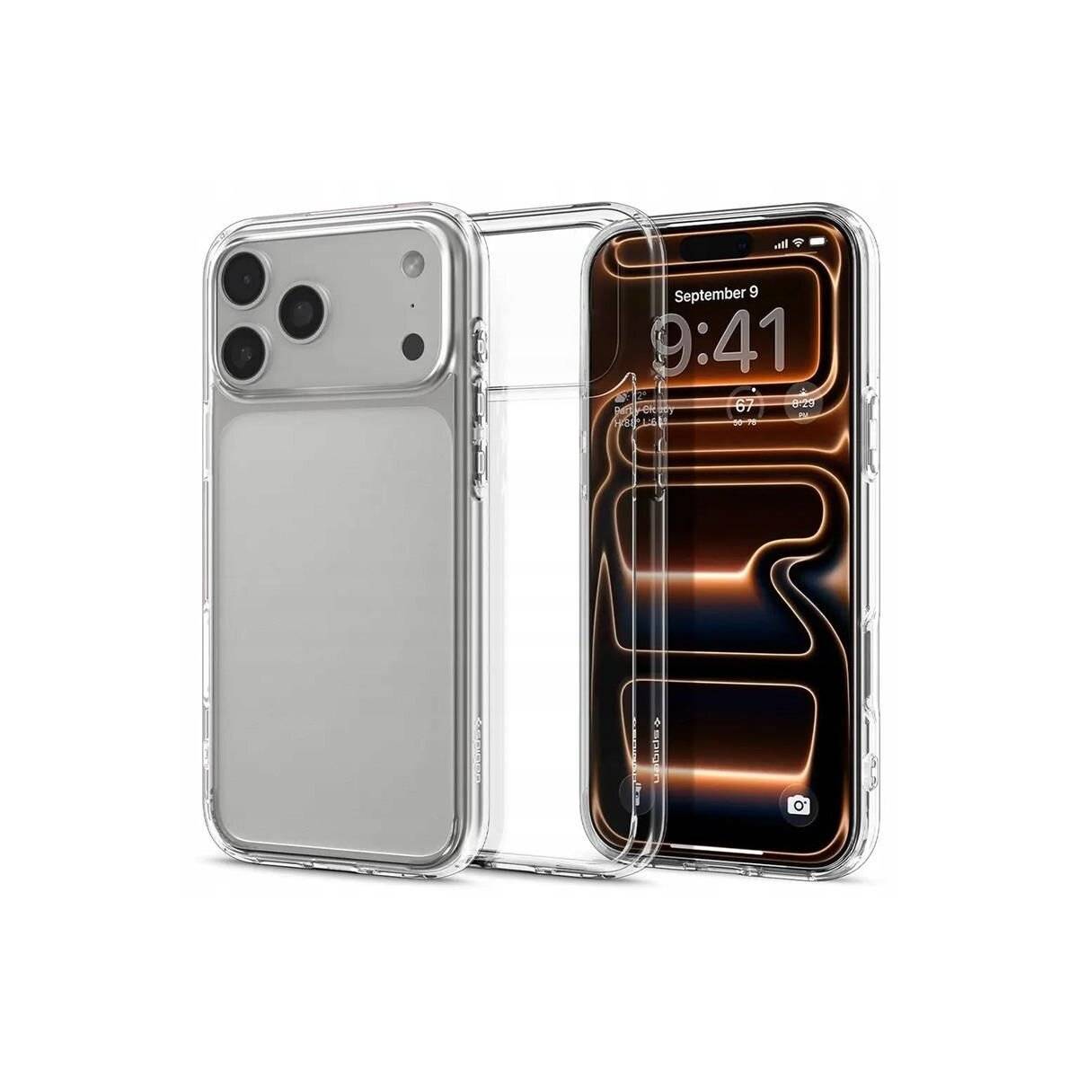 Spigen Ultra Hybrid Case kompatibel mit iPhone 17 Pro Max – Transparent