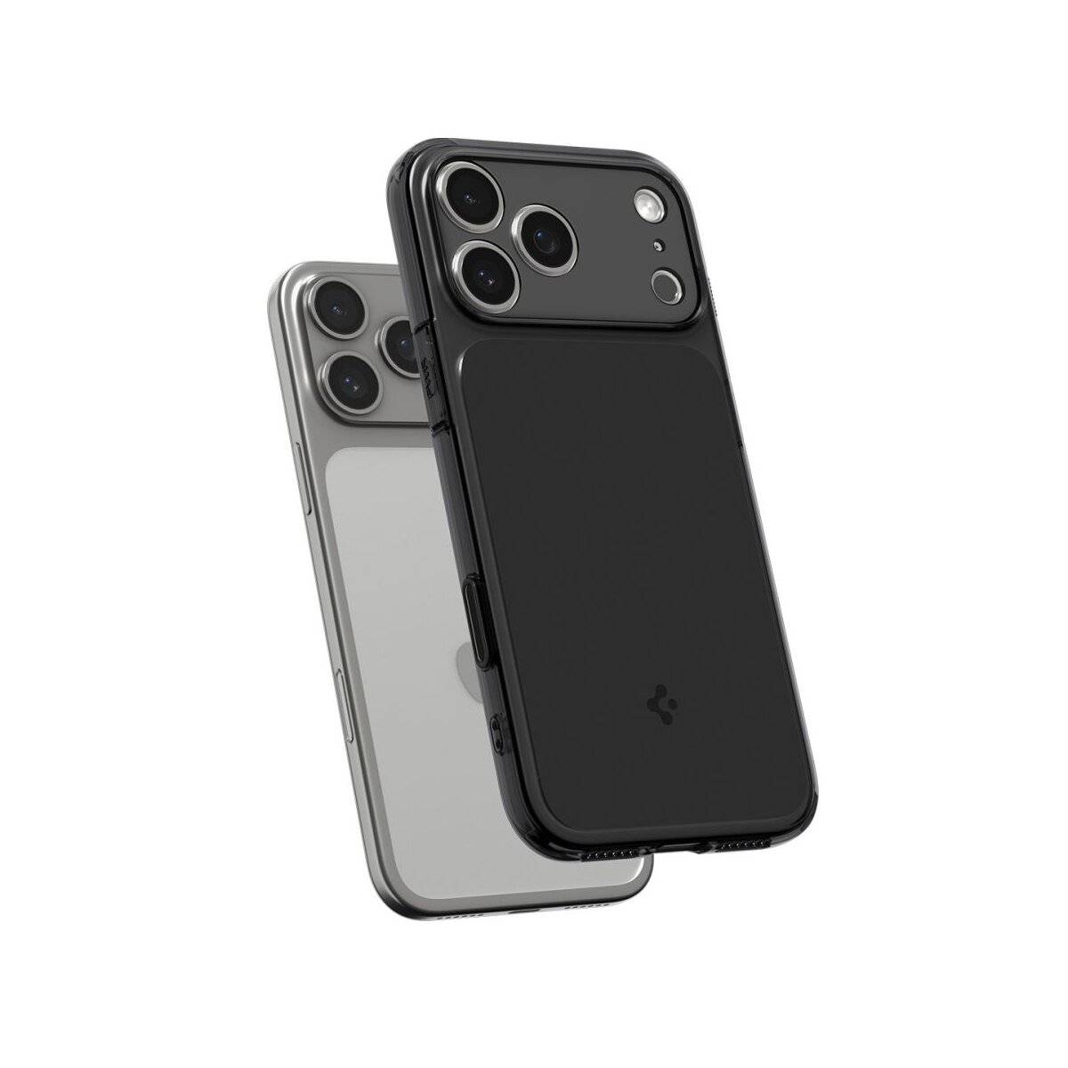Spigen Ultra Hybrid "T" Case kompatibel mit iPhone 17 Pro – Mattschwarz