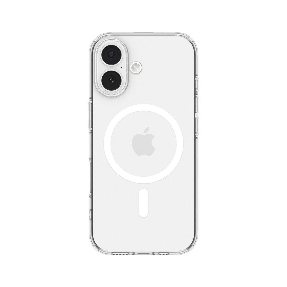 Spigen Liquid Crystal Mag Case kompatibel mit iPhone 17 – Transparent / Weiß