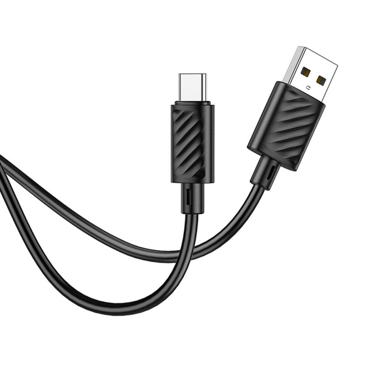 HOCO X88 USB-A zu Typ-C Kabel 3A 1 m Schwarz