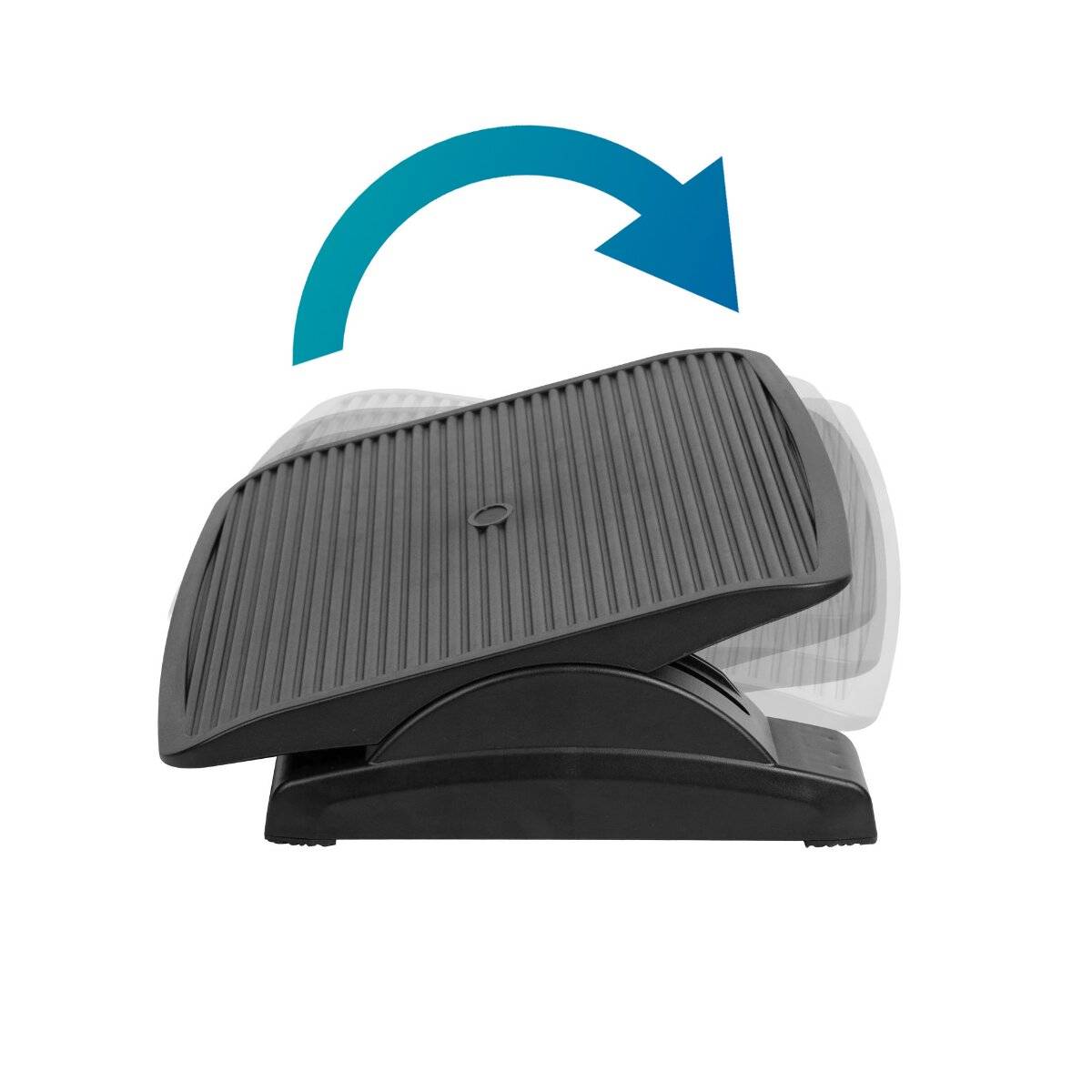 Platinet ergonomische Fußstütze für Büroarbeitsplatz, Neigbar 0–20°