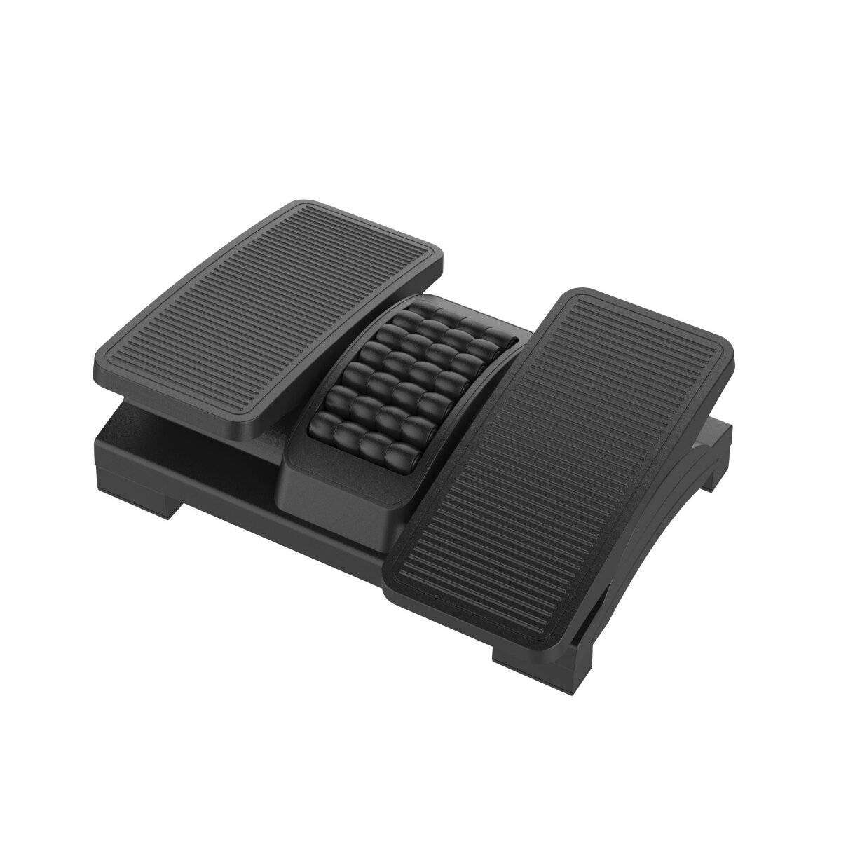 Platinet PFR6067 Fußstütze Büro, 42,5 × 32,5 cm, Anti-Rutsch Oberfläche, Massagefunktion, Neigung bis 25°