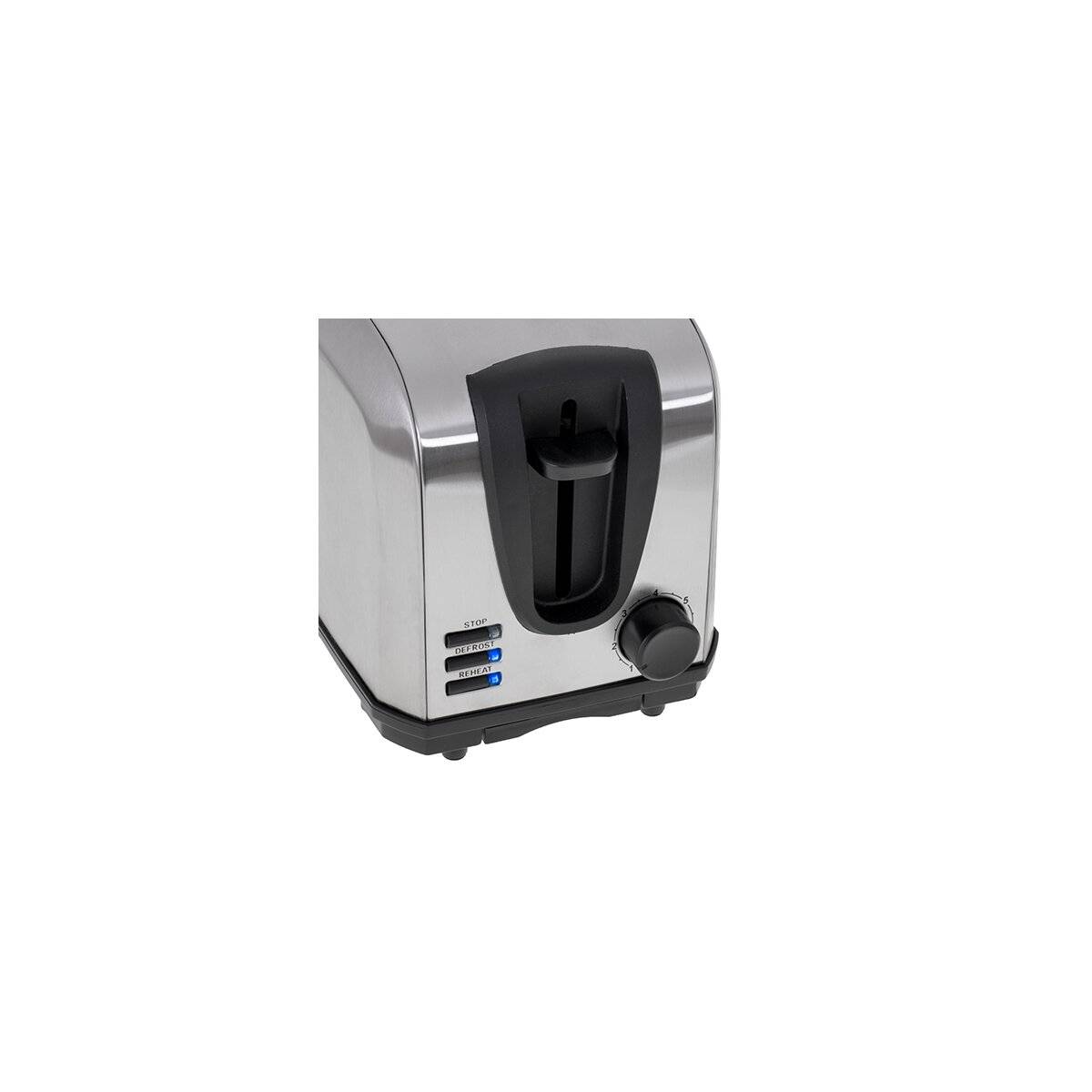 Adler AD 3222 2-Scheiben-Toaster aus Edelstahl mit 7 Stufen - Silber