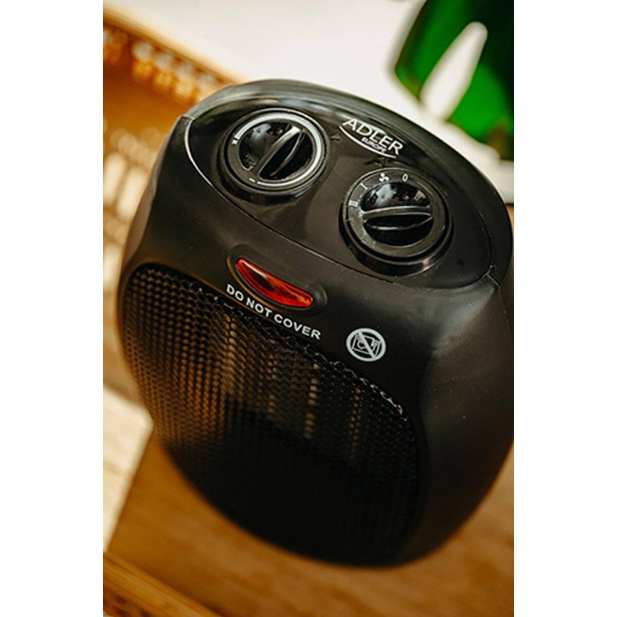 Adler AD 7702 Keramik-Heizlüfter 1500 W in Schwarz