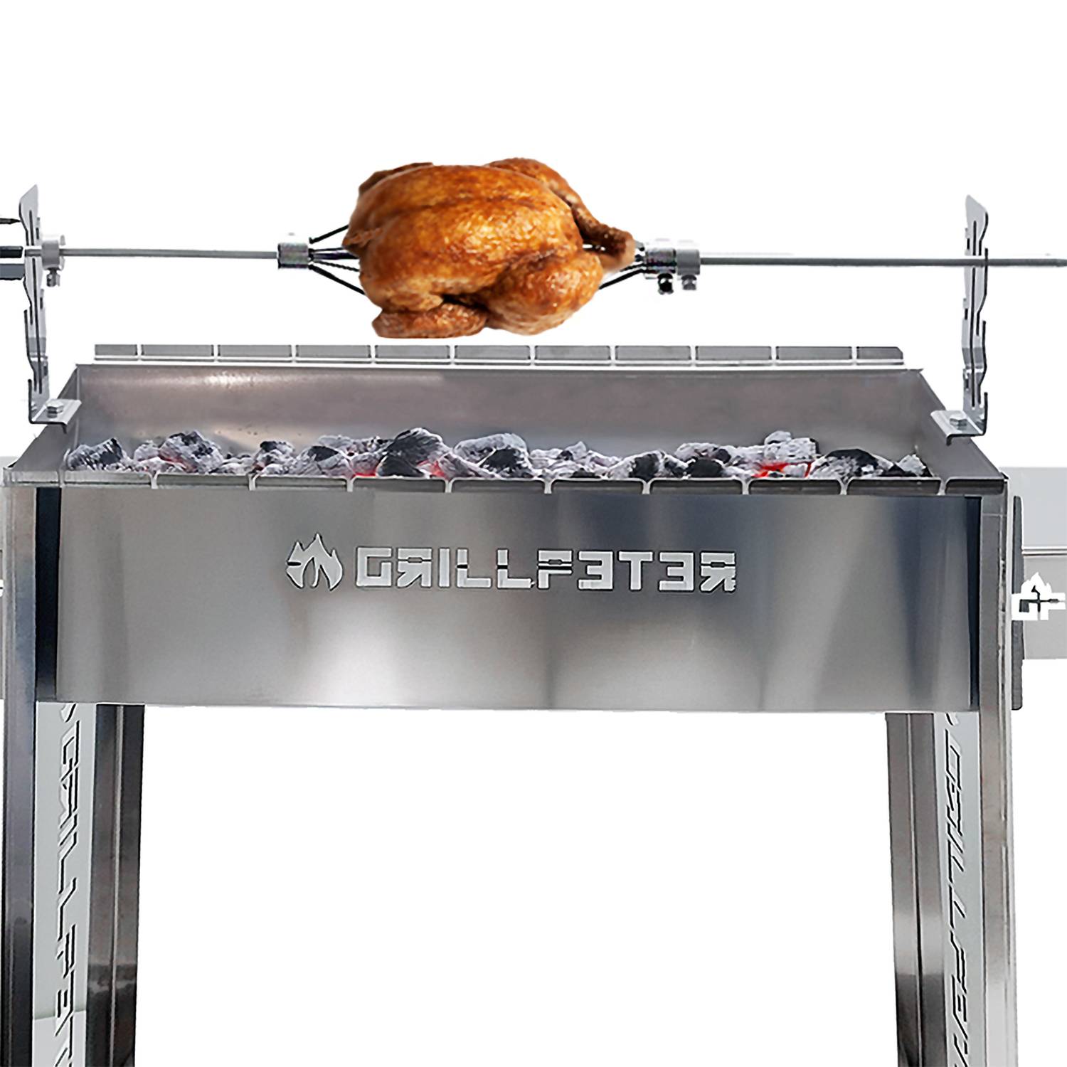 Mangal Ruslan Deluxe Schaschlikgrill Döner Hähnchen Drehspieß Motor