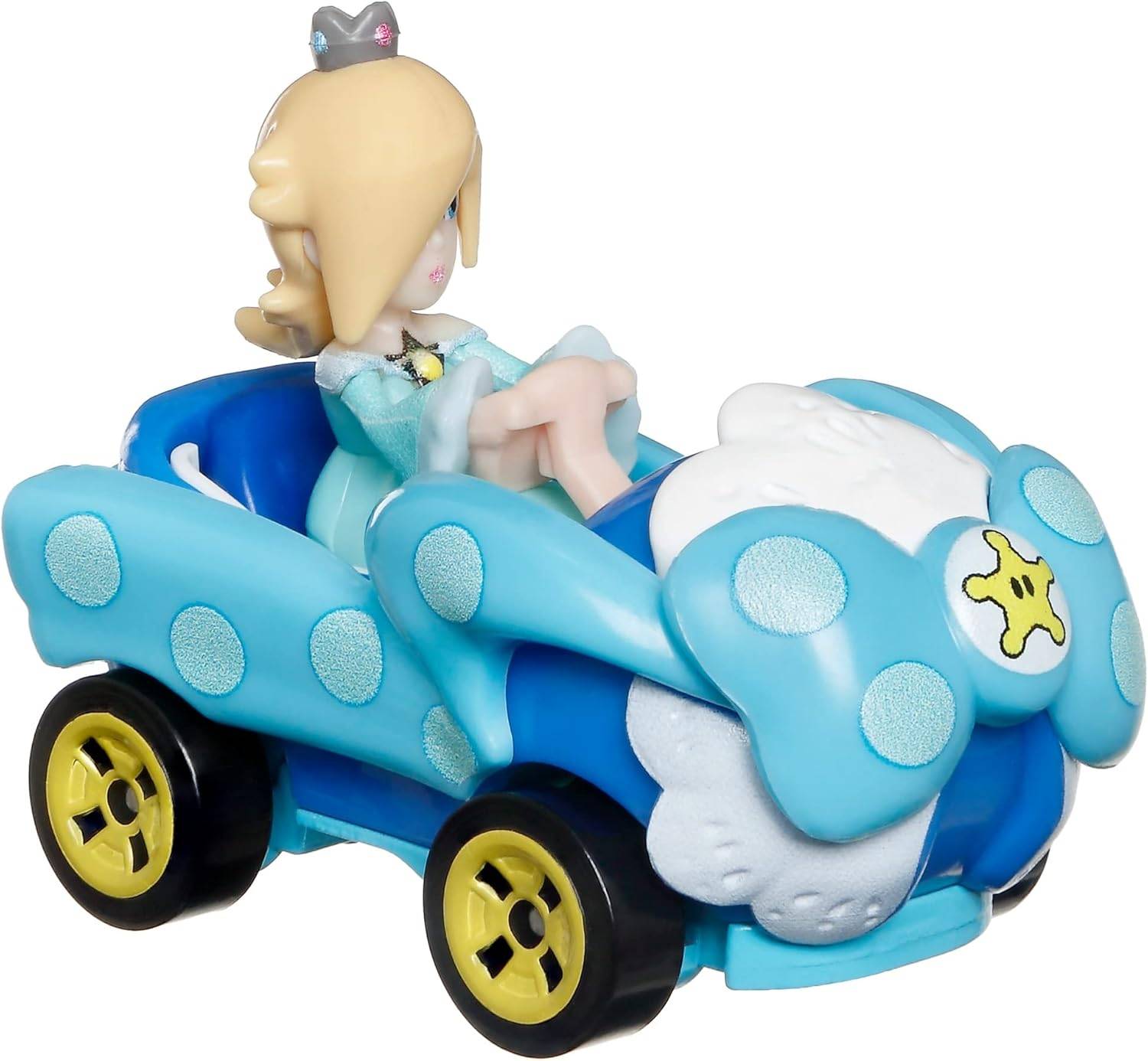 Mattel GBG25; HDB32 - Hot Wheels Mario Kart 1:64 Die-Cast Rosalina Birthday Girl