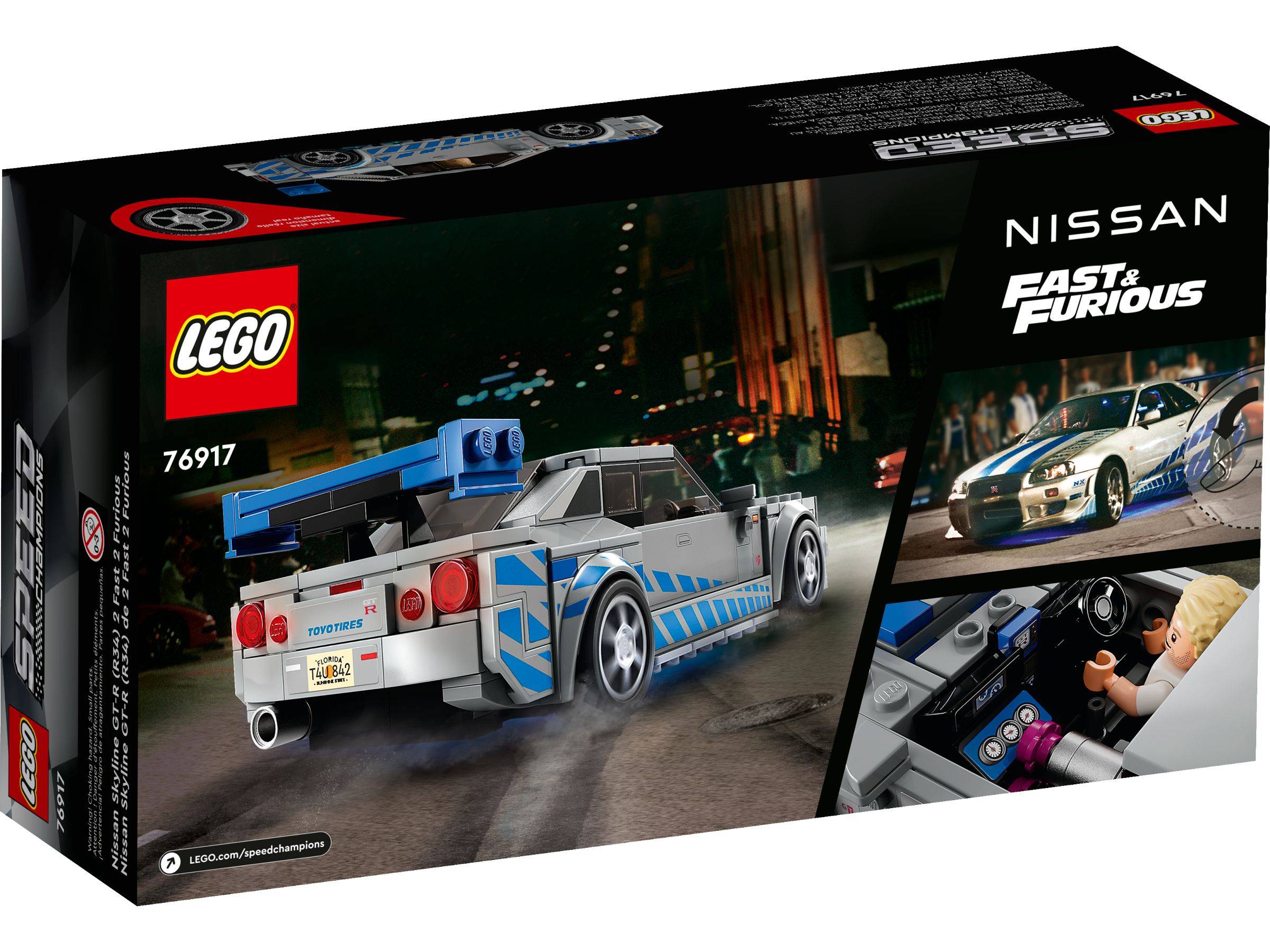 LEGO® Speed Champions 76917 2 Fast 2 Furious – Nissan Skyline GT-R (R34)