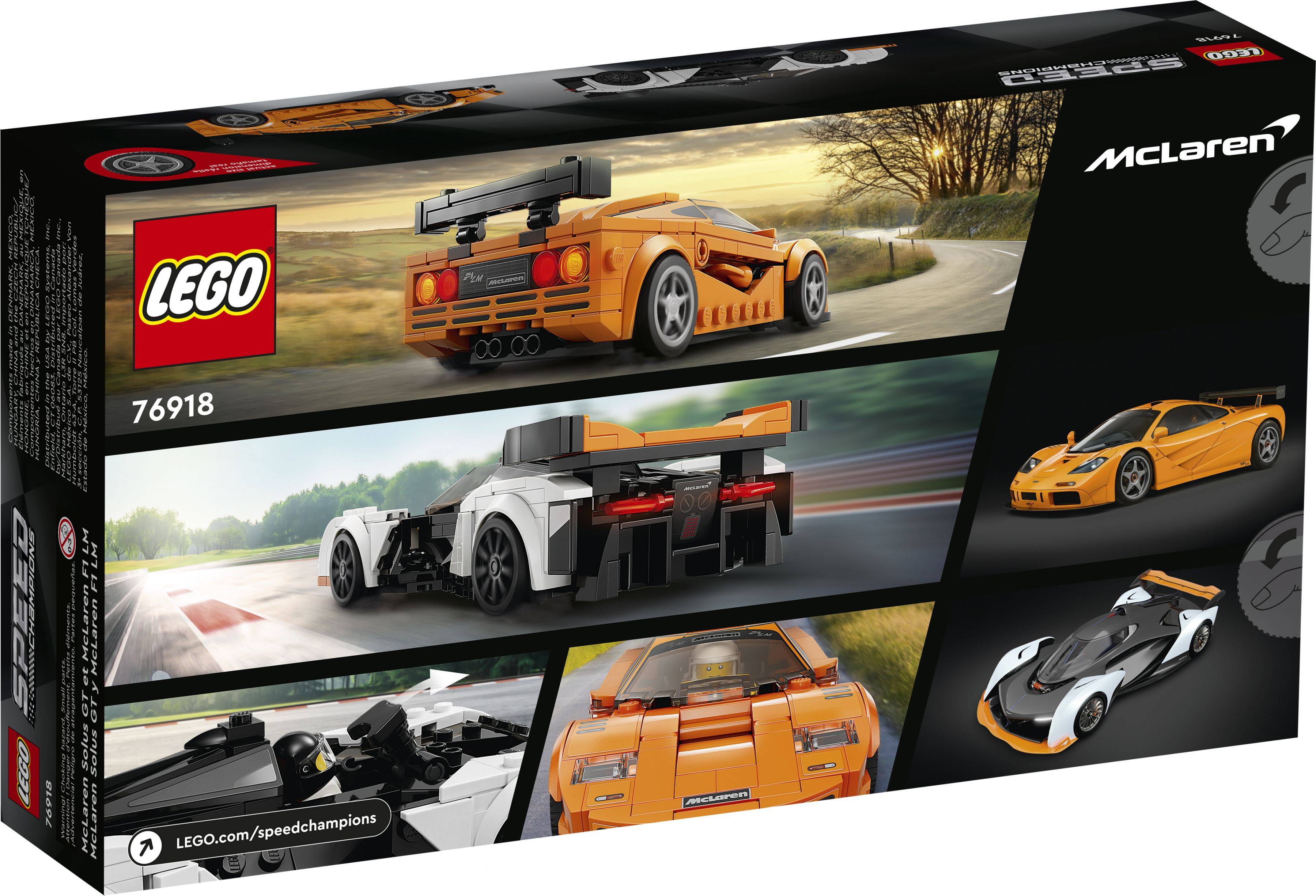 LEGO® Speed Champions 76918 McLaren Solus GT & McLaren F1 LM