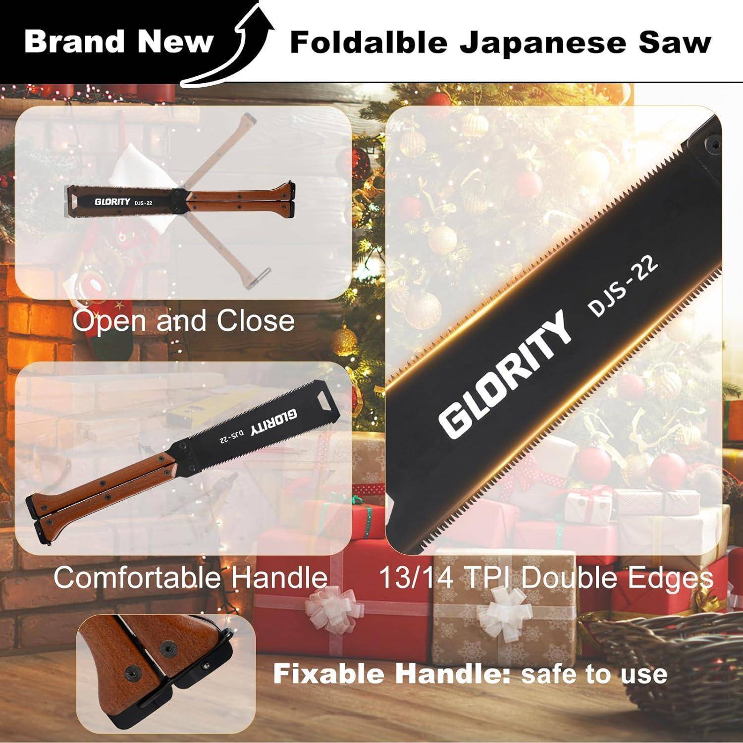 Handsäge Japansäge Klappzugsäge 8 Zoll SK5 Blatt Ebenholz 203MM