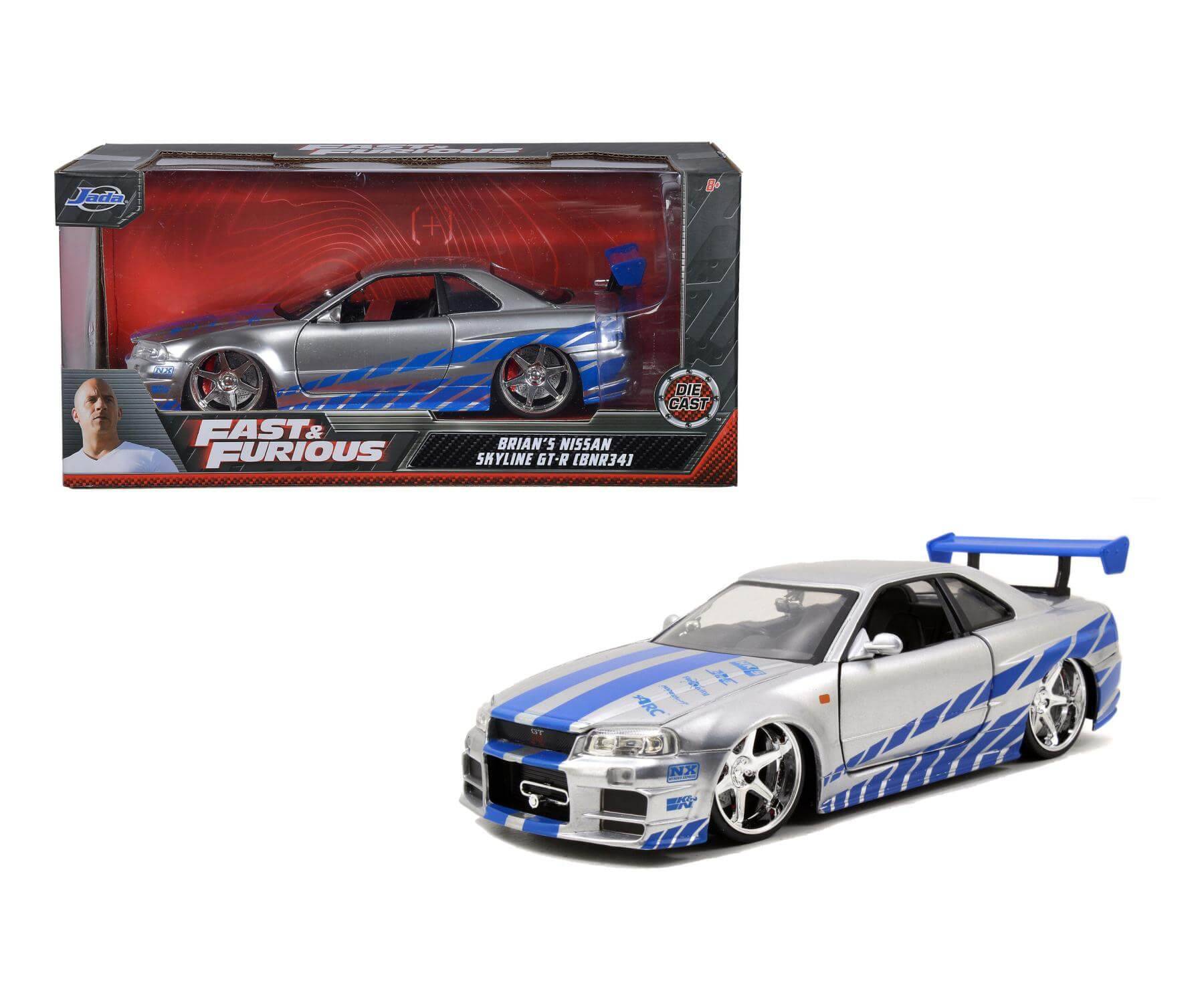 Jada 9397158314R00 - Fast & Furious 2002 Nissan Skyline 1:24