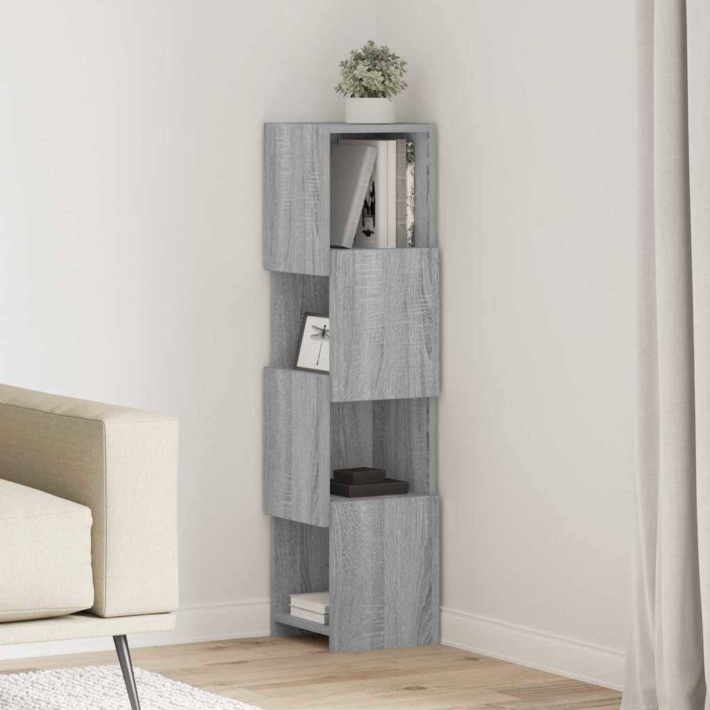 vidaXL Eckschrank Graues Sonoma 25,5x25x102cm Holzwerkstoff