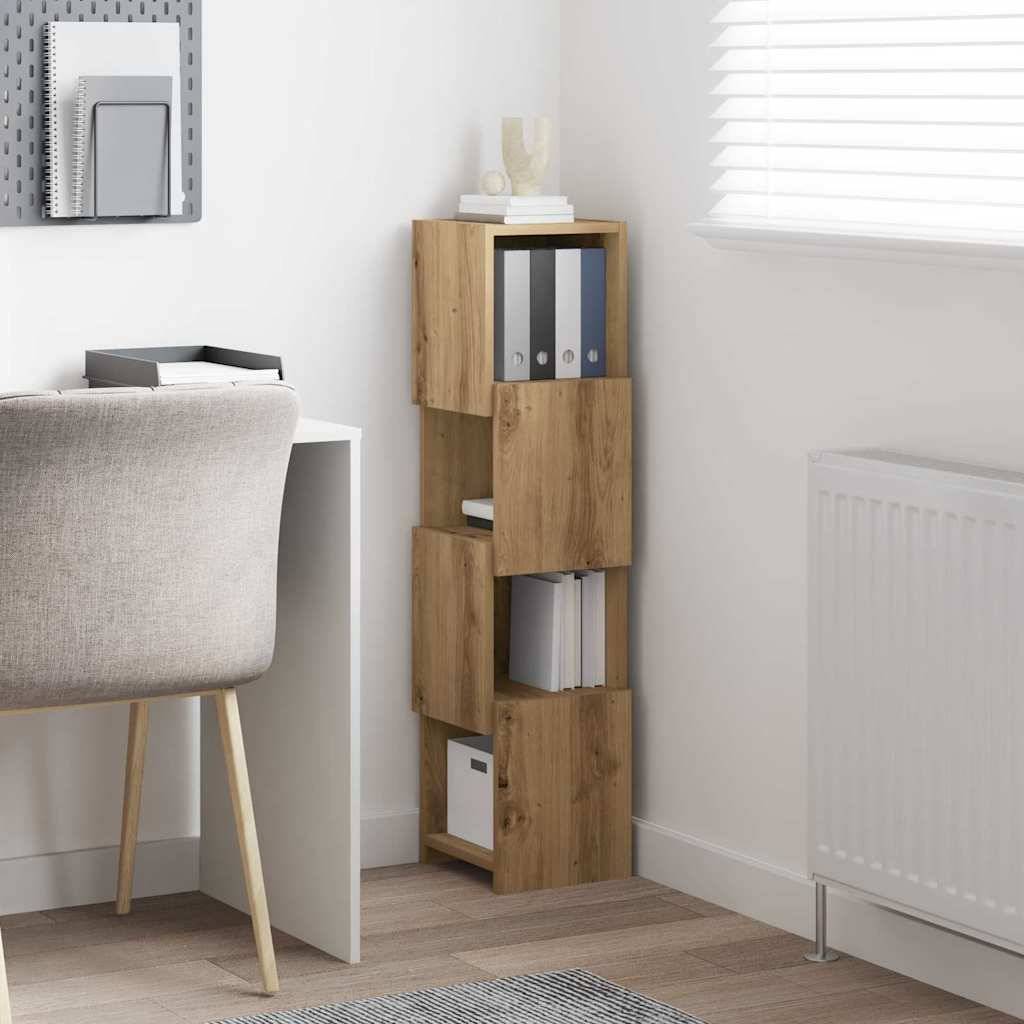 vidaXL Eckschrank Artisan-Eiche 25,5x25x102cm Holzwerkstoff