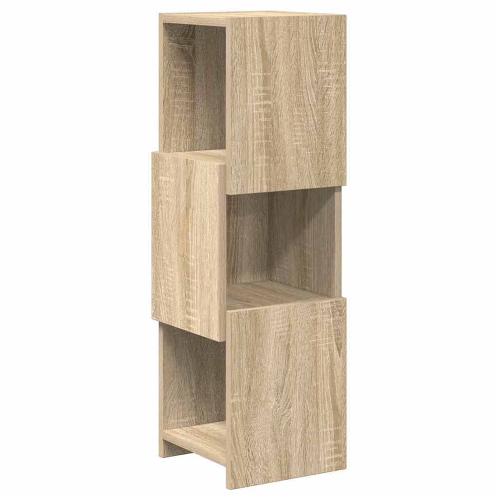 vidaXL Eckschrank Sonoma-Eiche 25,5x25x80cm Holzwerkstoff