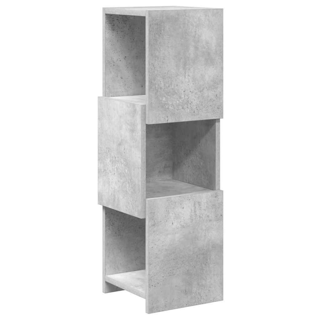 vidaXL Eckschrank Beton Grau 25,5x25x80cm Holzwerkstoff