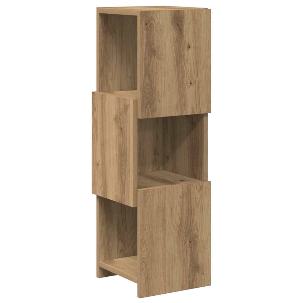 vidaXL Eckschrank Artisan-Eiche 25,5x25x80cm Holzwerkstoff