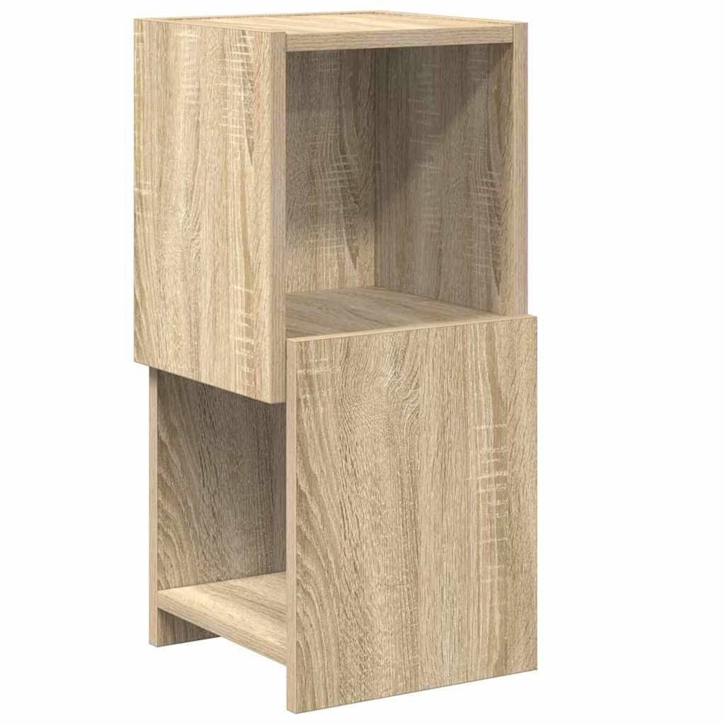 vidaXL Eckschrank Sonoma-Eiche 25,5x25x55cm Holzwerkstoff