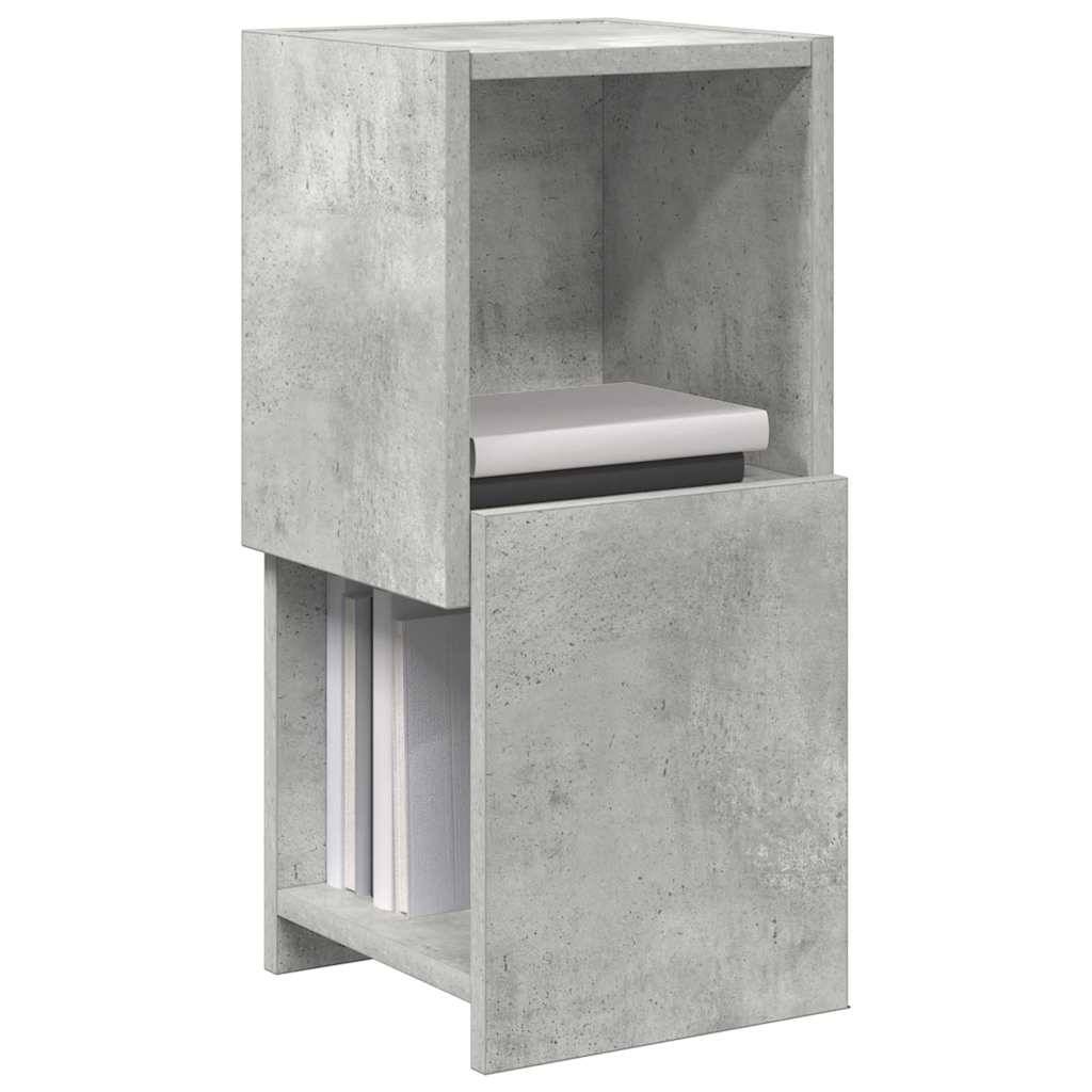 vidaXL Eckschrank Beton Grau 25,5x25x55cm Holzwerkstoff