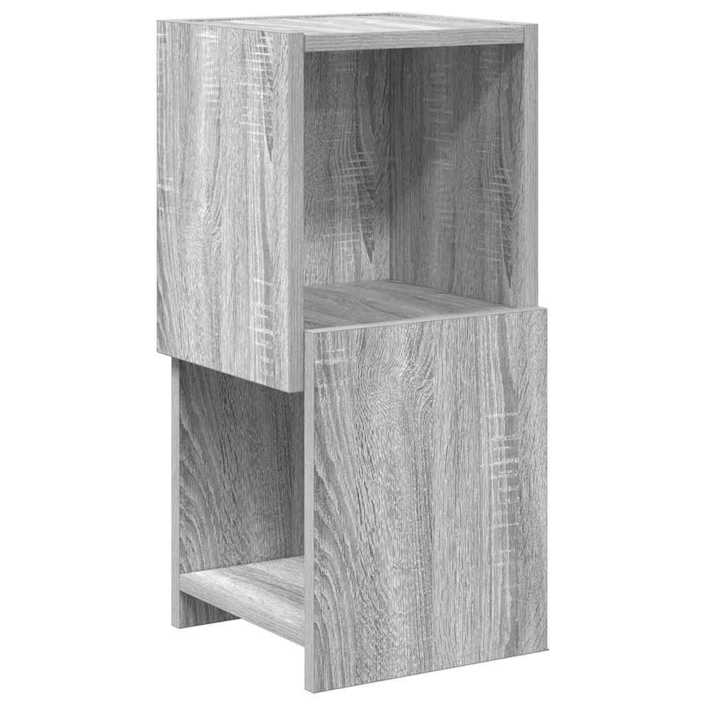 vidaXL Eckschrank Graues Sonoma 25,5x25x55cm Holzwerkstoff