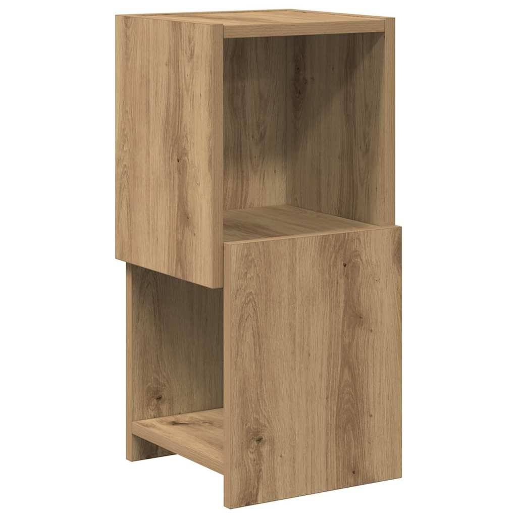 vidaXL Eckschrank Artisan-Eiche 25,5x25x55cm Holzwerkstoff