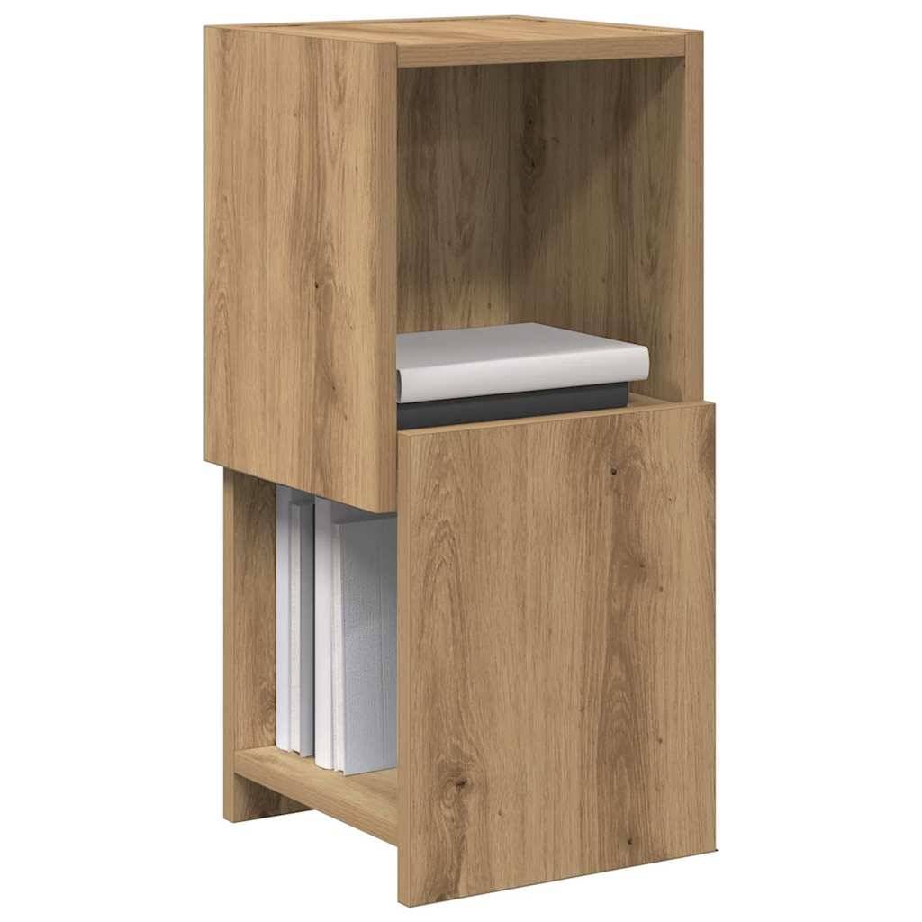 vidaXL Eckschrank Artisan-Eiche 25,5x25x55cm Holzwerkstoff