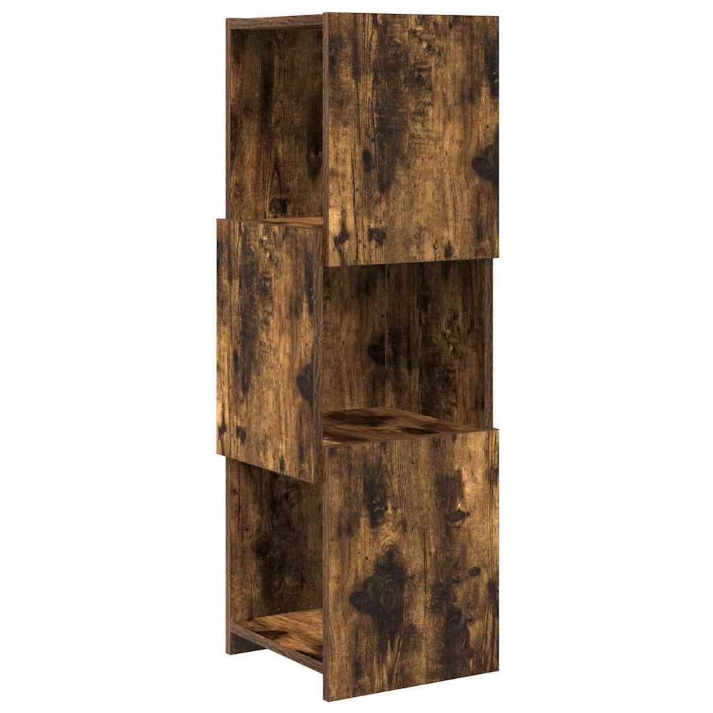 vidaXL Eckschrank Geräucherte Eiche 30,5x30x95cm Holzwerkstoff