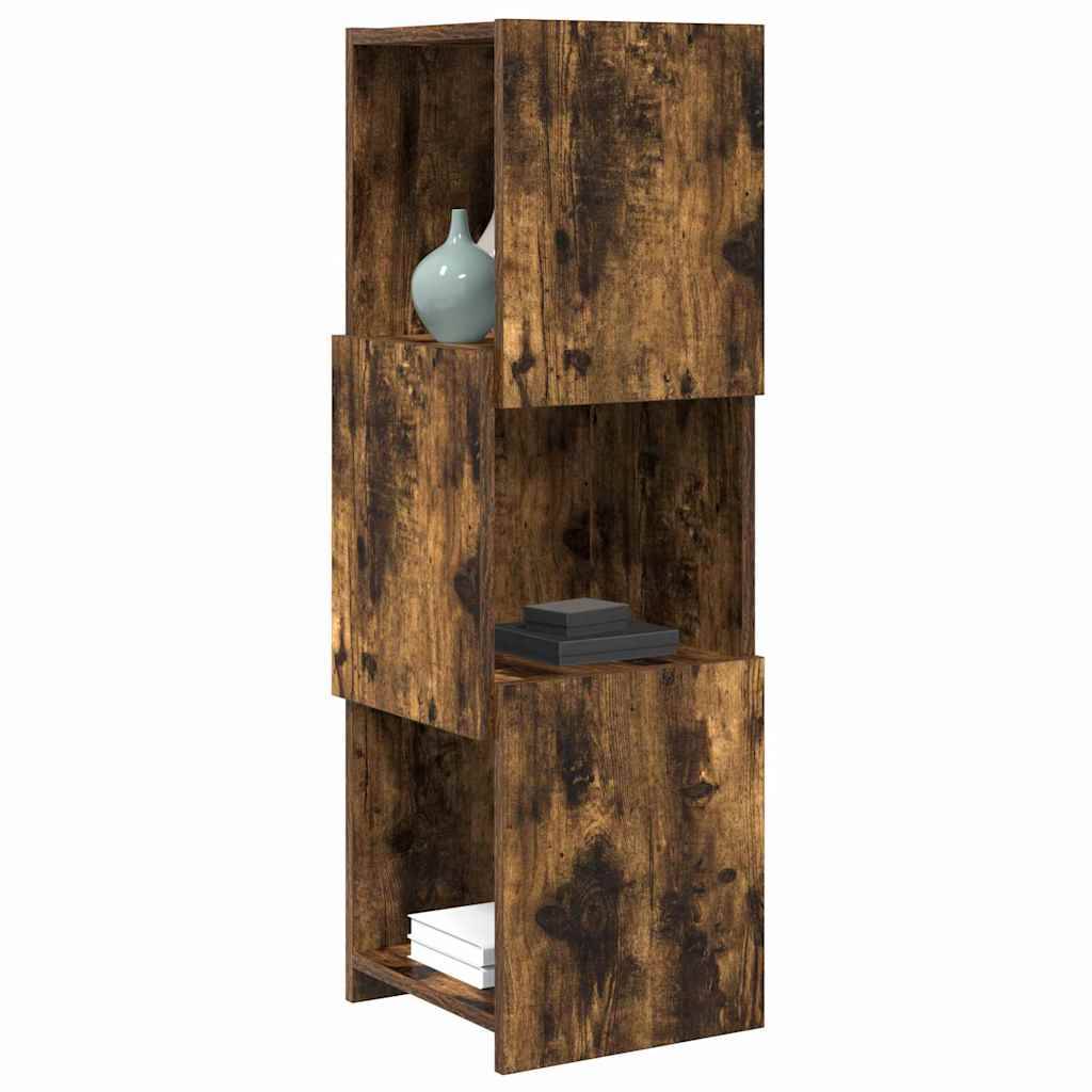 vidaXL Eckschrank Geräucherte Eiche 30,5x30x95cm Holzwerkstoff