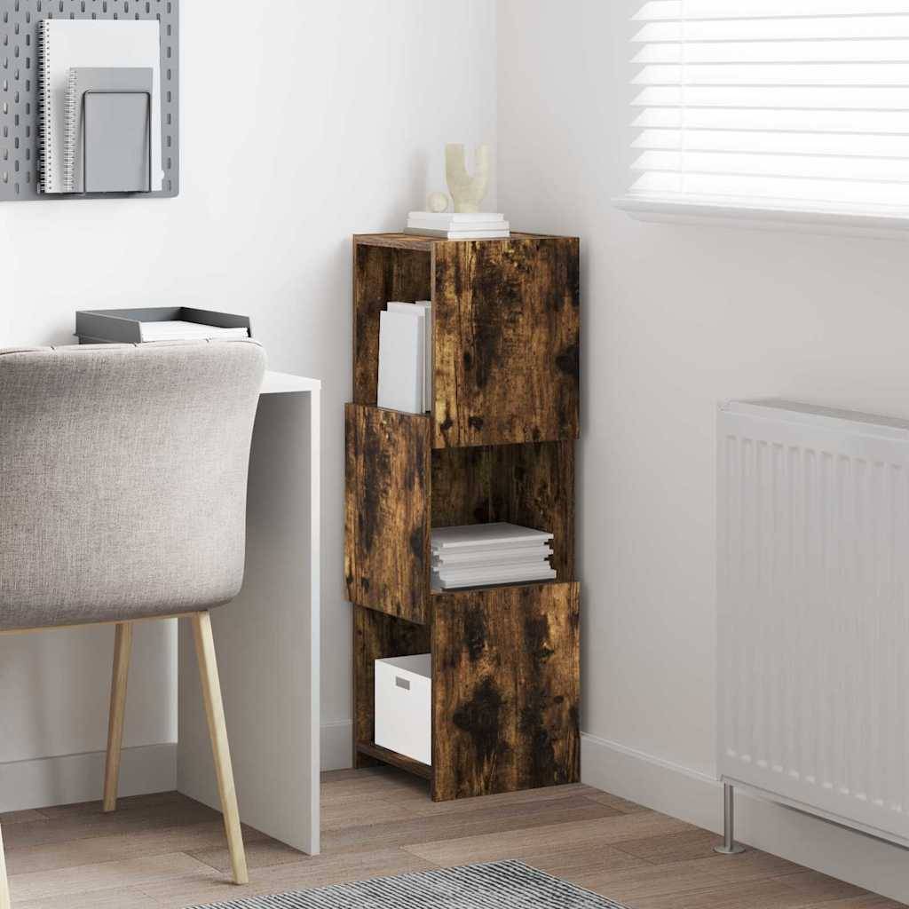 vidaXL Eckschrank Geräucherte Eiche 30,5x30x95cm Holzwerkstoff