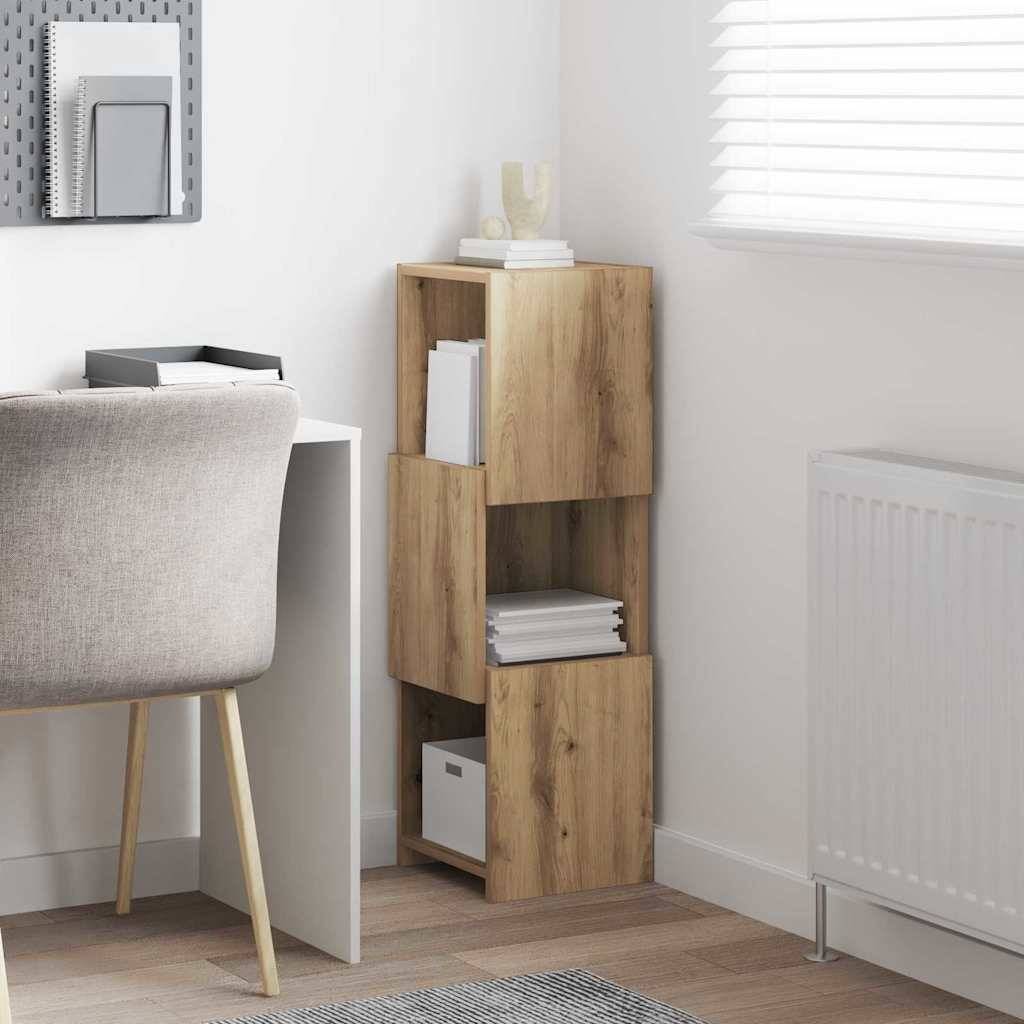 vidaXL Eckschrank Artisan-Eiche 30,5x30x95cm Holzwerkstoff