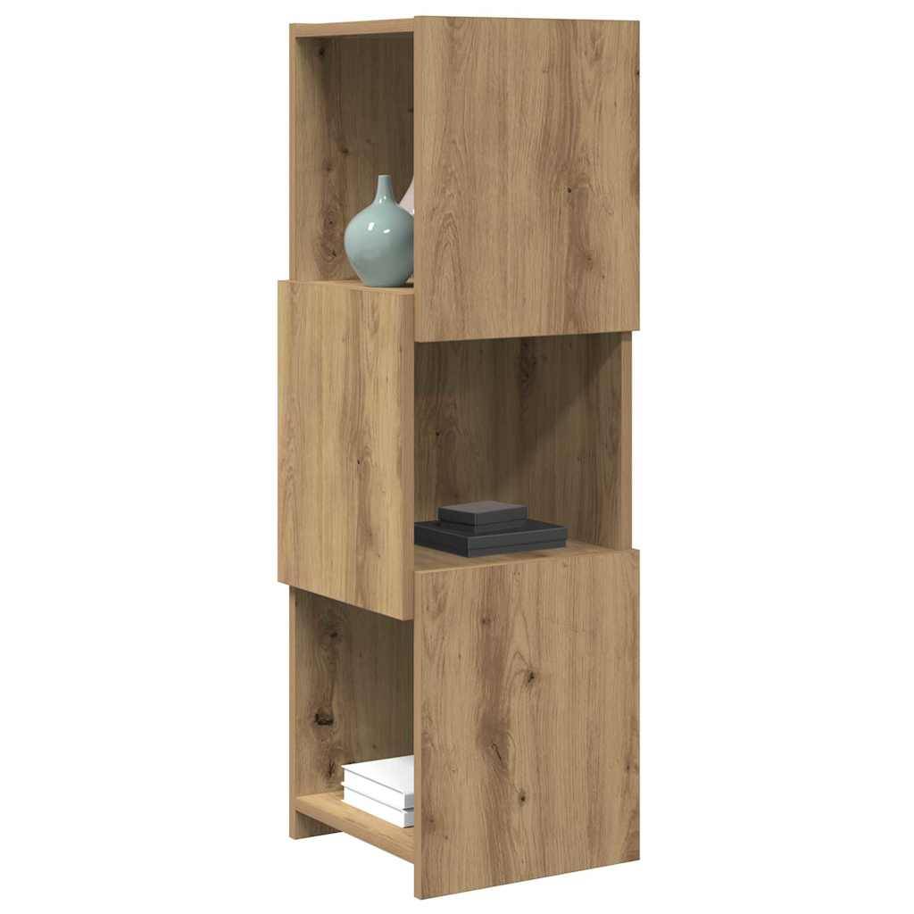 vidaXL Eckschrank Artisan-Eiche 30,5x30x95cm Holzwerkstoff