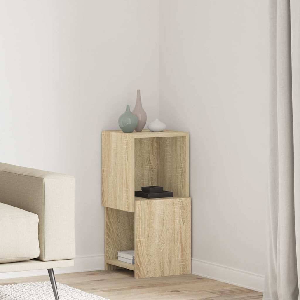 vidaXL Eckschrank Sonoma-Eiche 30,5x30x65cm Holzwerkstoff