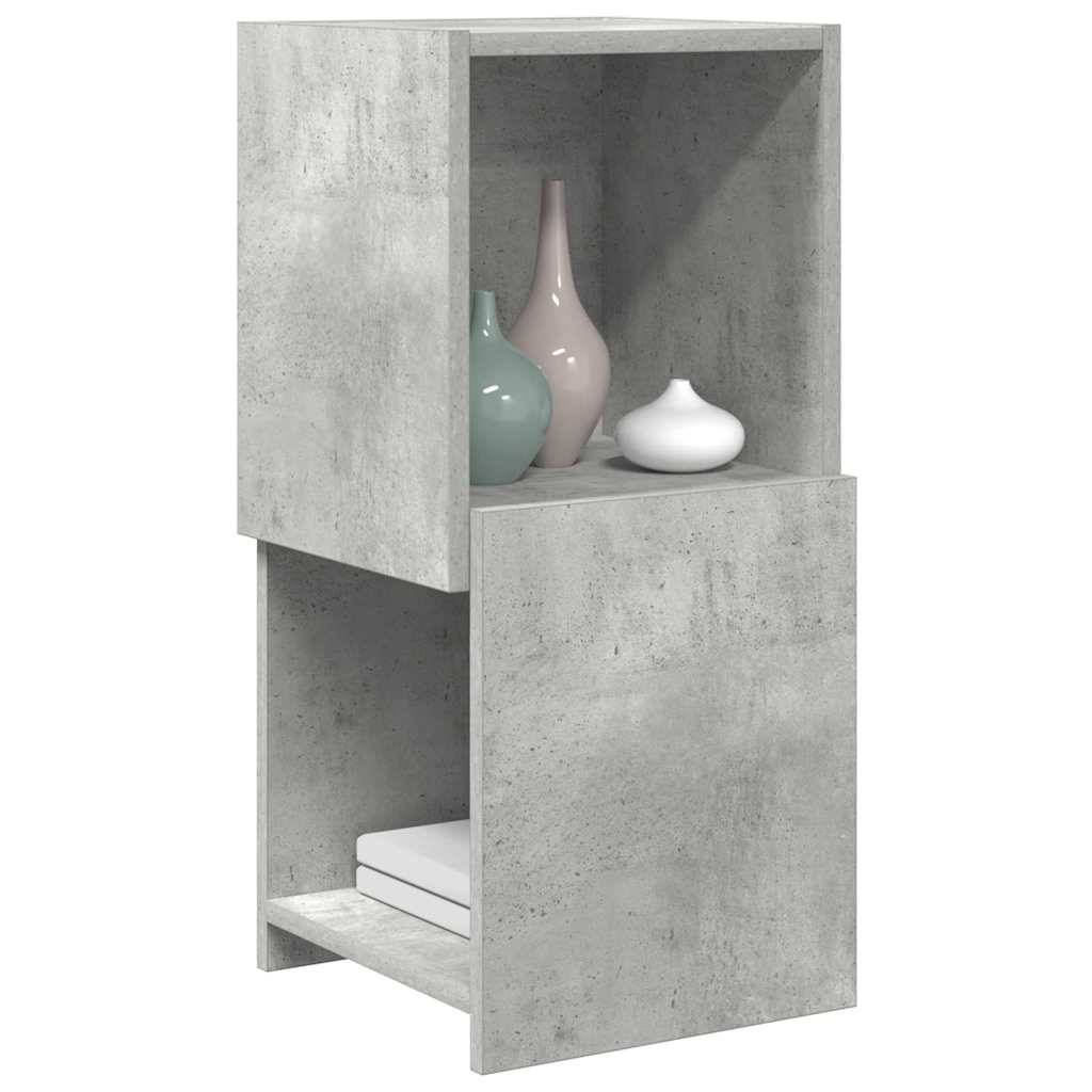 vidaXL Eckschrank Beton Grau 30,5x30x65cm Holzwerkstoff