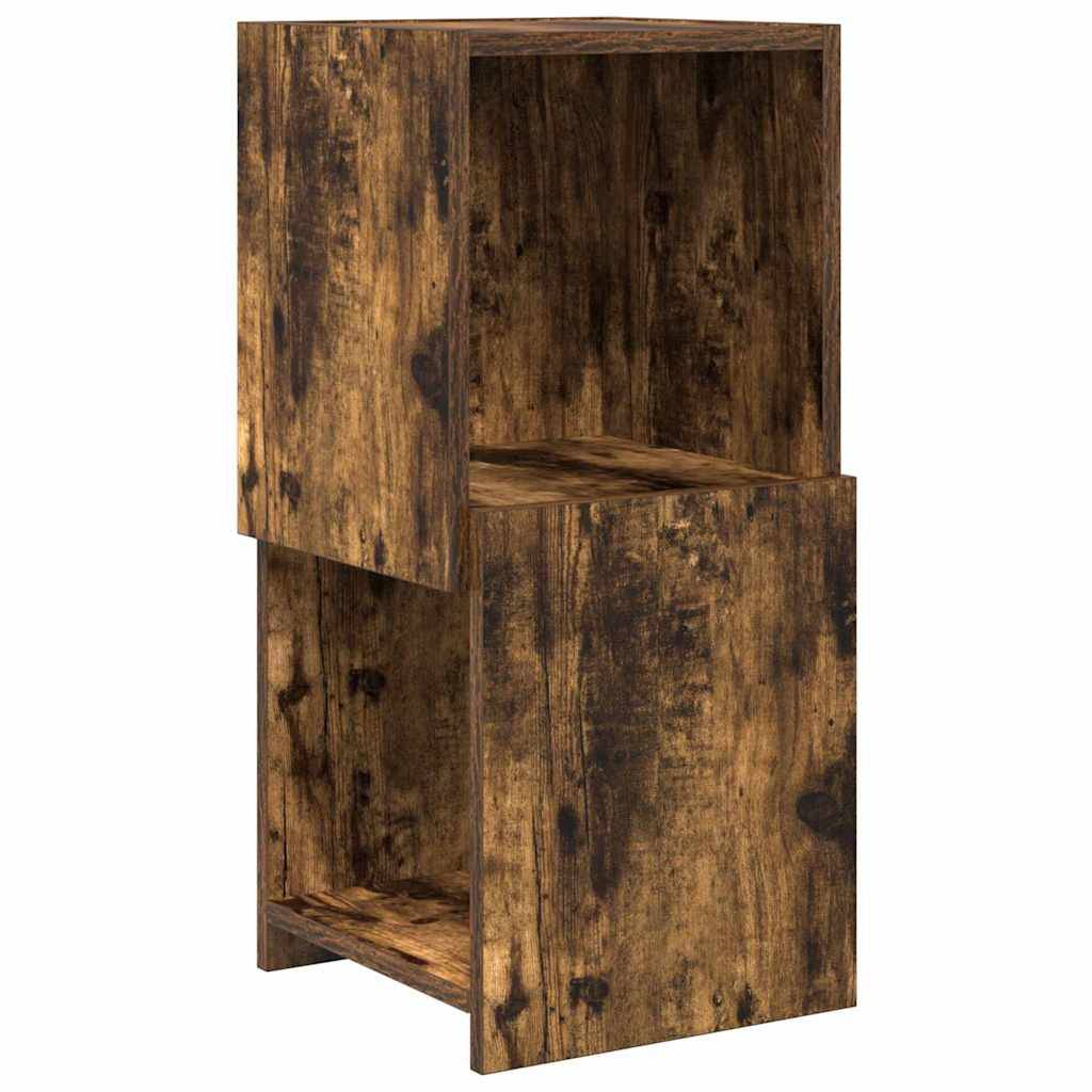 vidaXL Eckschrank Geräucherte Eiche 30,5x30x65cm Holzwerkstoff