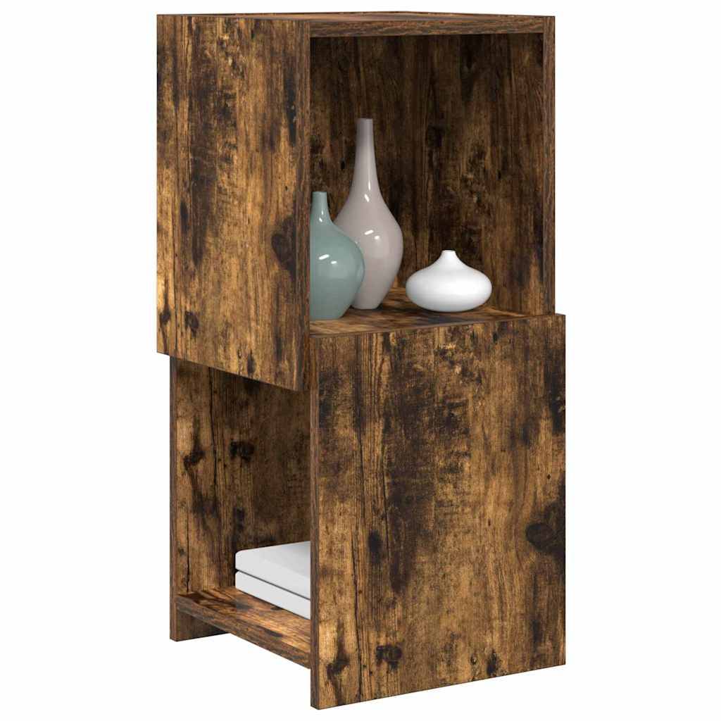 vidaXL Eckschrank Geräucherte Eiche 30,5x30x65cm Holzwerkstoff
