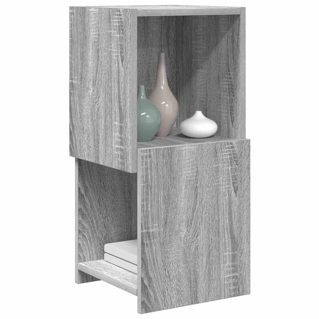 vidaXL Eckschrank Graues Sonoma 30,5x30x65cm Holzwerkstoff