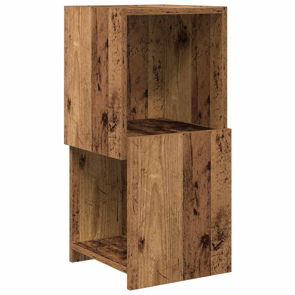vidaXL Eckschrank Altholz 30,5x30x65cm Holzwerkstoff