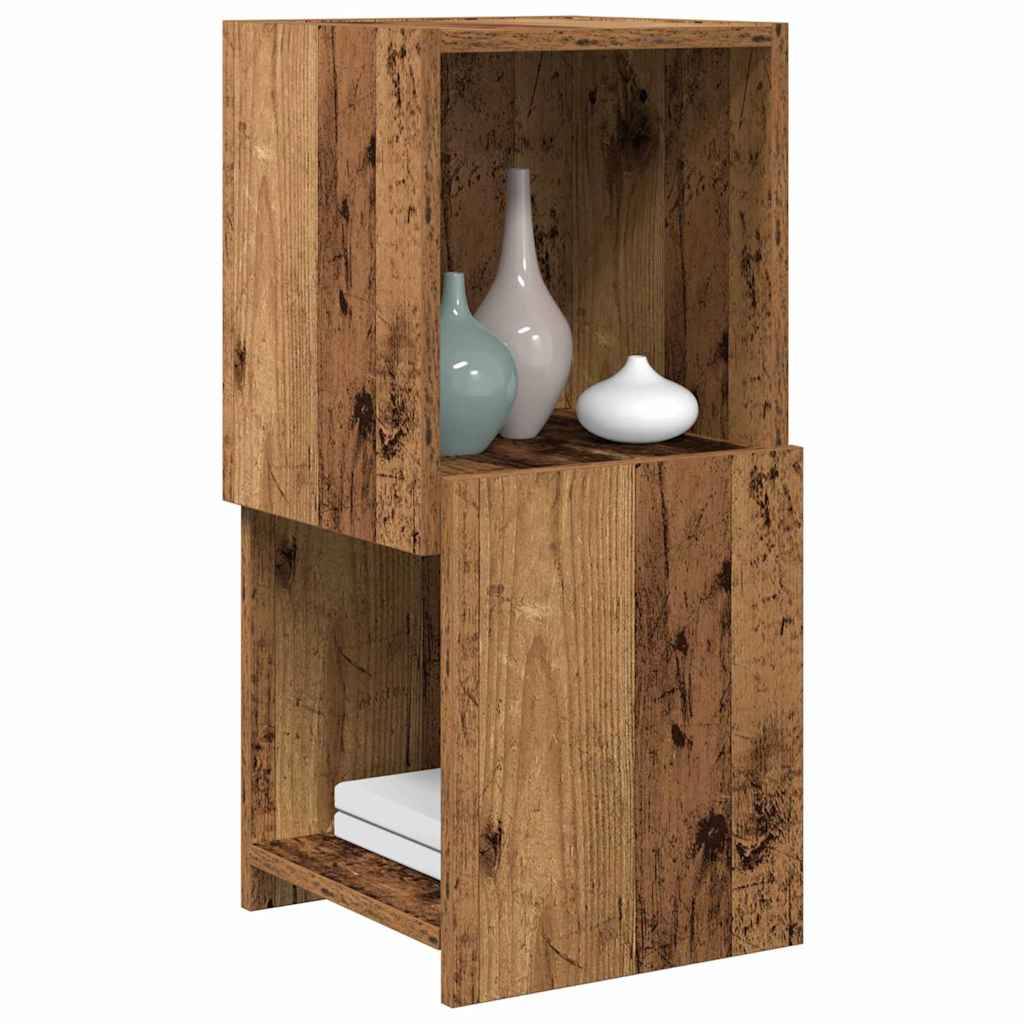 vidaXL Eckschrank Altholz 30,5x30x65cm Holzwerkstoff