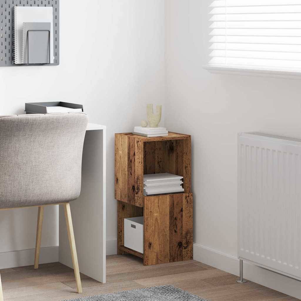vidaXL Eckschrank Altholz 30,5x30x65cm Holzwerkstoff