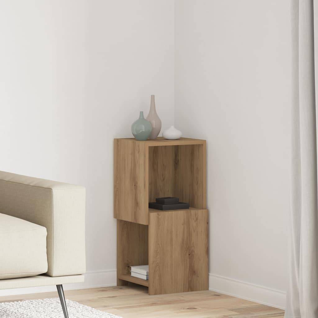 vidaXL Eckschrank Artisan-Eiche 30,5x30x65cm Holzwerkstoff