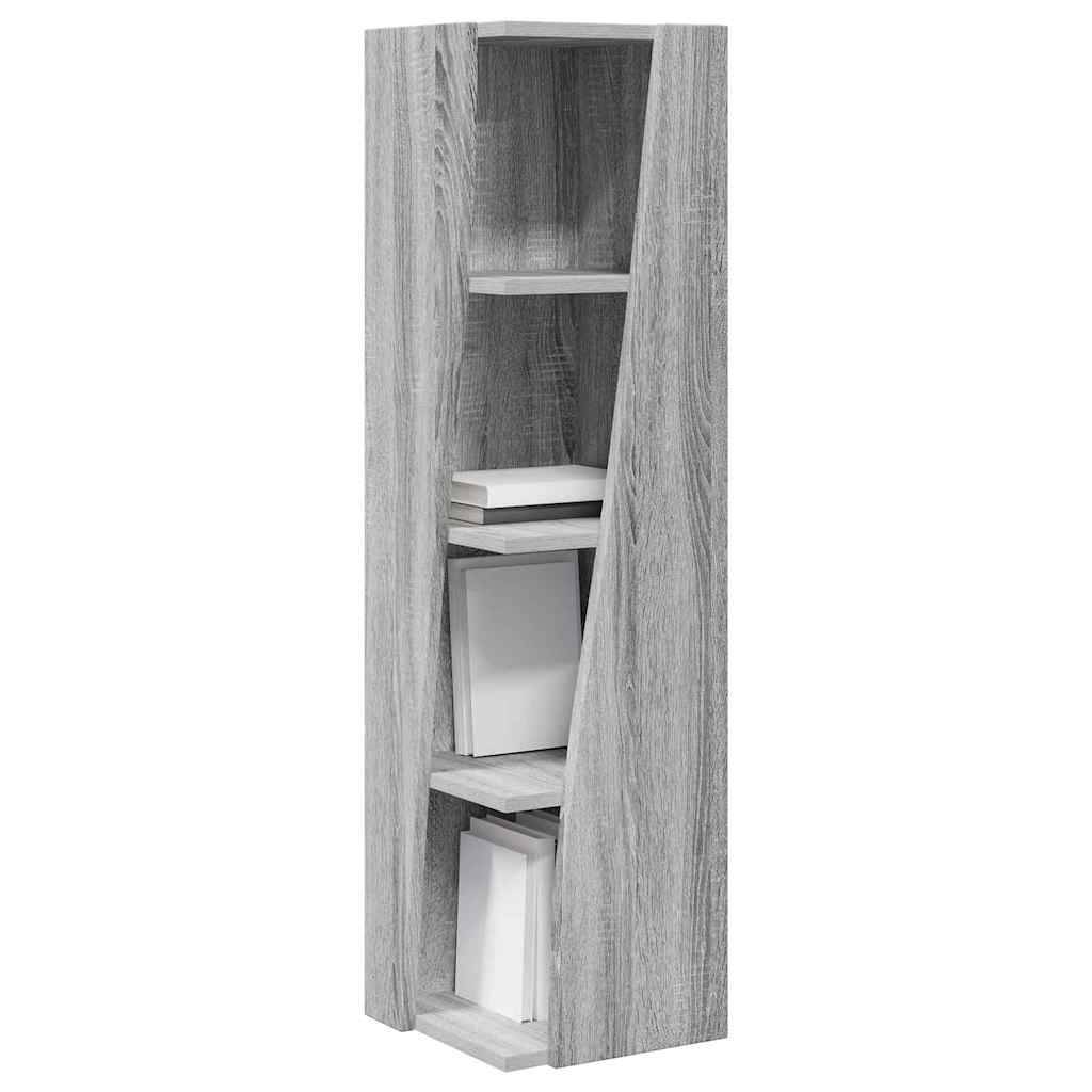 vidaXL Eckschrank Graues Sonoma 27,5x27x102cm Holzwerkstoff