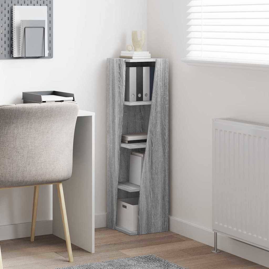vidaXL Eckschrank Graues Sonoma 27,5x27x102cm Holzwerkstoff