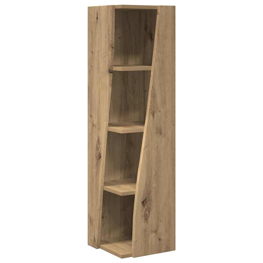 vidaXL Eckschrank Artisan-Eiche 27,5x27x102cm Holzwerkstoff